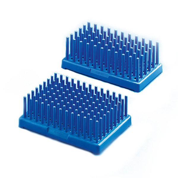 17mm Test Tube Peg Rack (Blue)