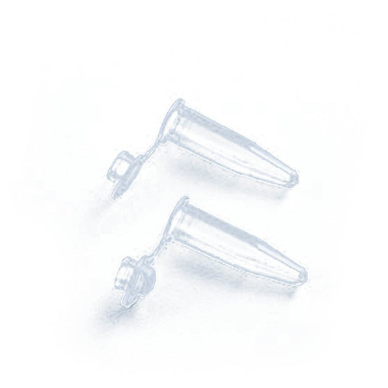 0.2mL Individual PCR Tube (Clear) - with Clear Flat Cap