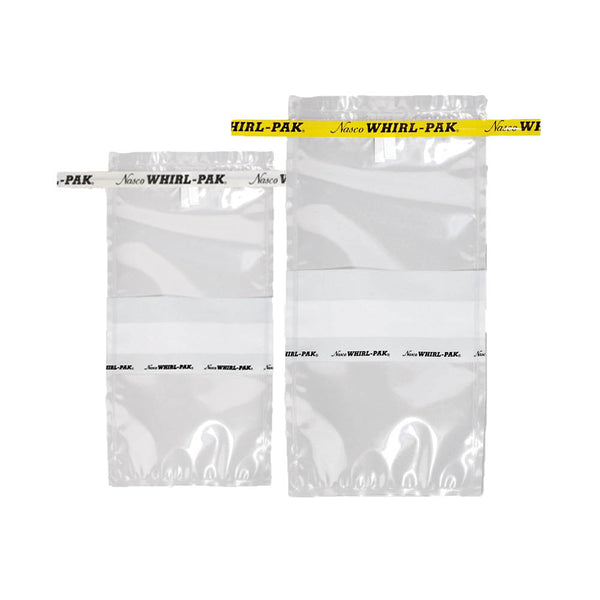 4 oz./118mL Whirl-Pak Write-On Bags (2.25 mils, flat wire)